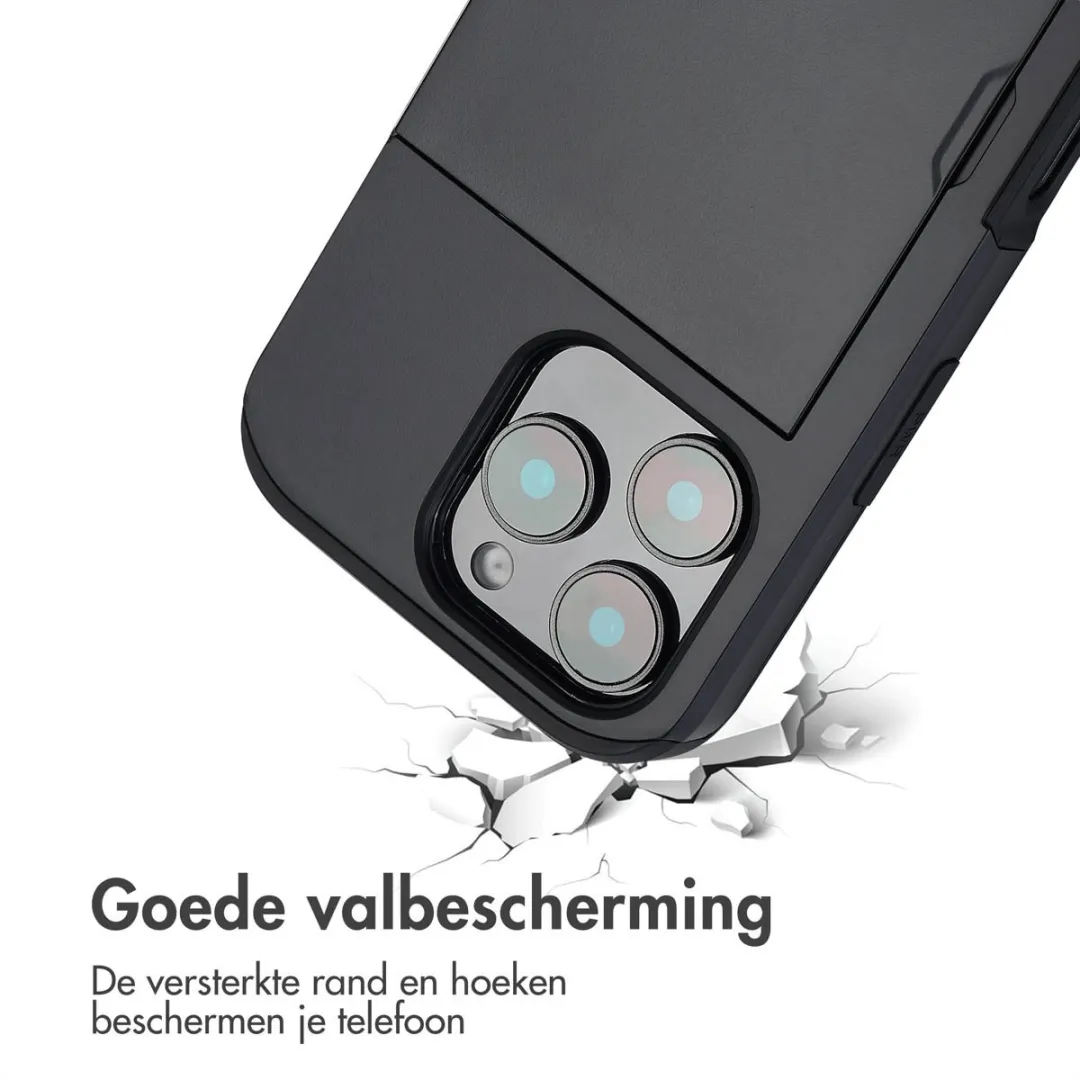 Imoshion Hoesje iPhone 16 Pro - 2 Pasjes - Zwart