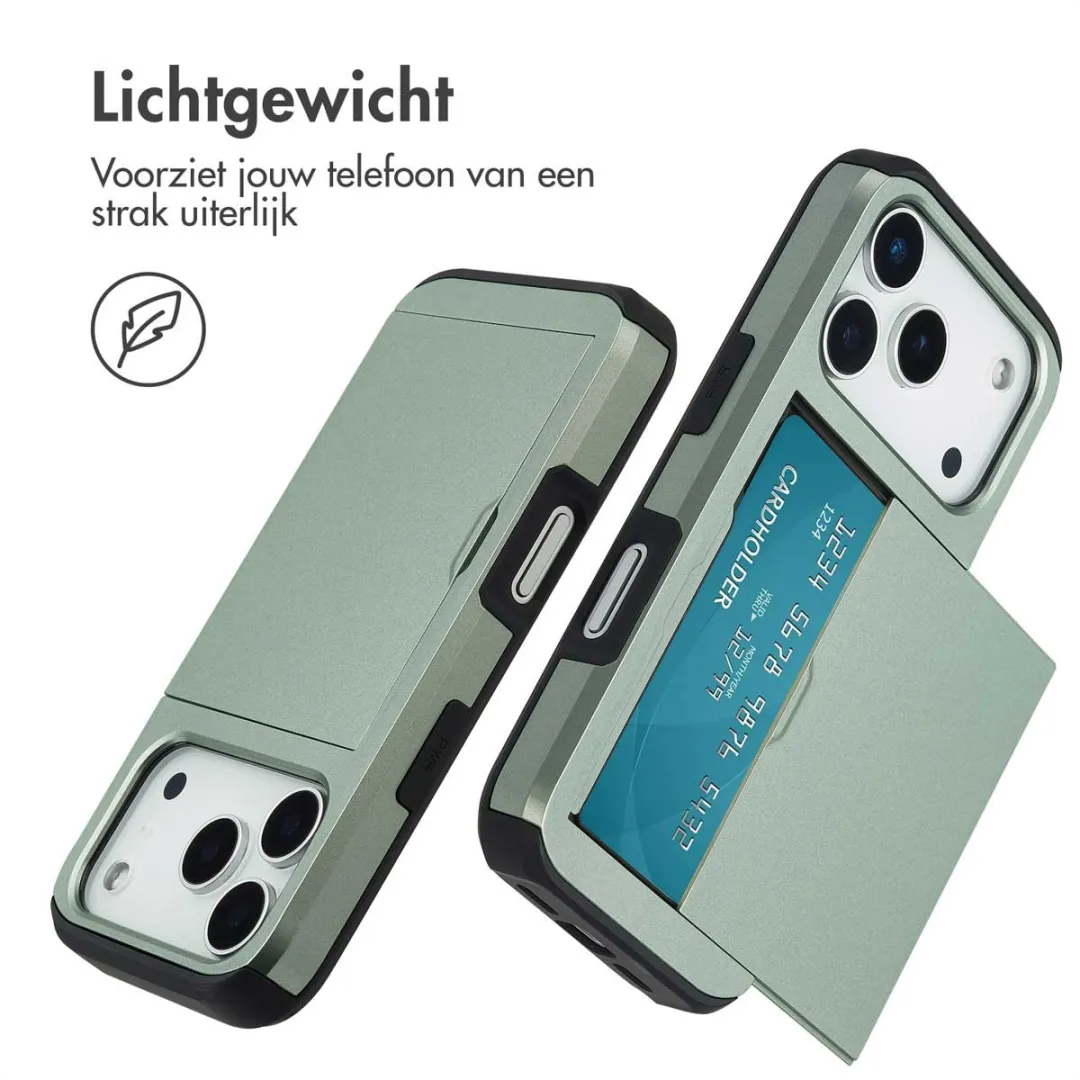 Imoshion Hoesje iPhone 17 Pro - Groen - 2 Pasjes