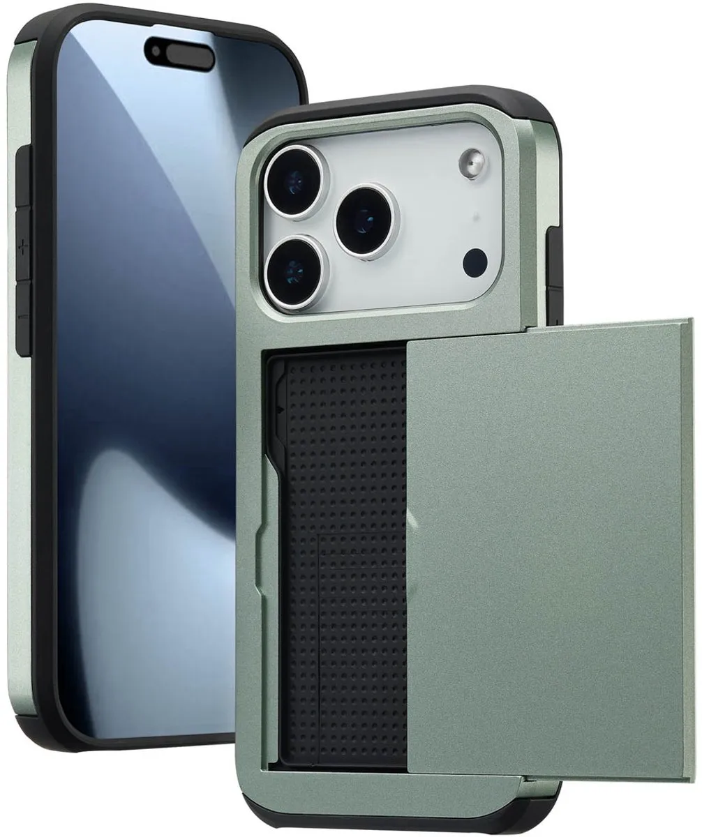 Imoshion Hoesje iPhone 17 Pro - Groen - 2 Pasjes