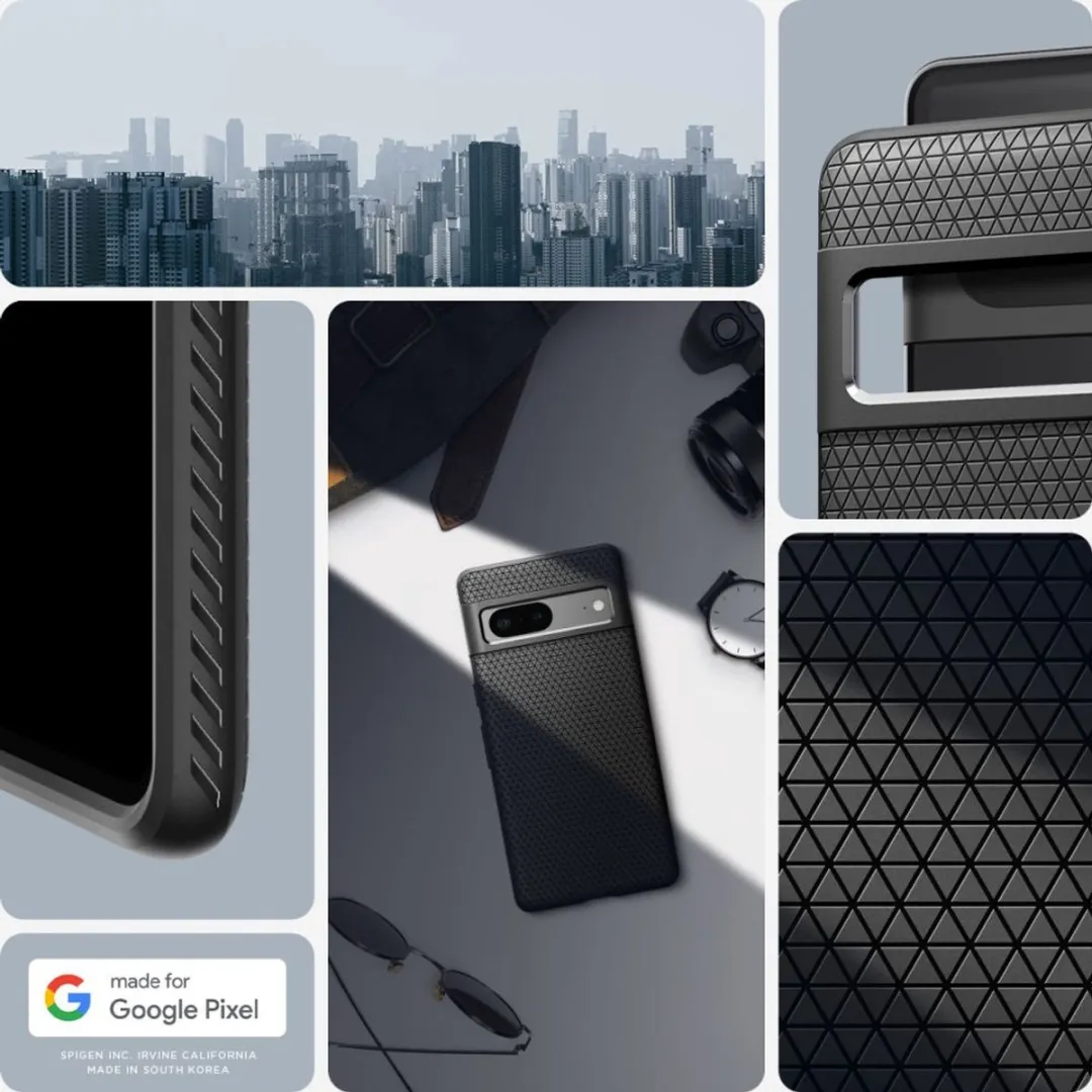 Spigen Liquid Air ACS04696 Hoesje - Google Pixel 7 - Zwart