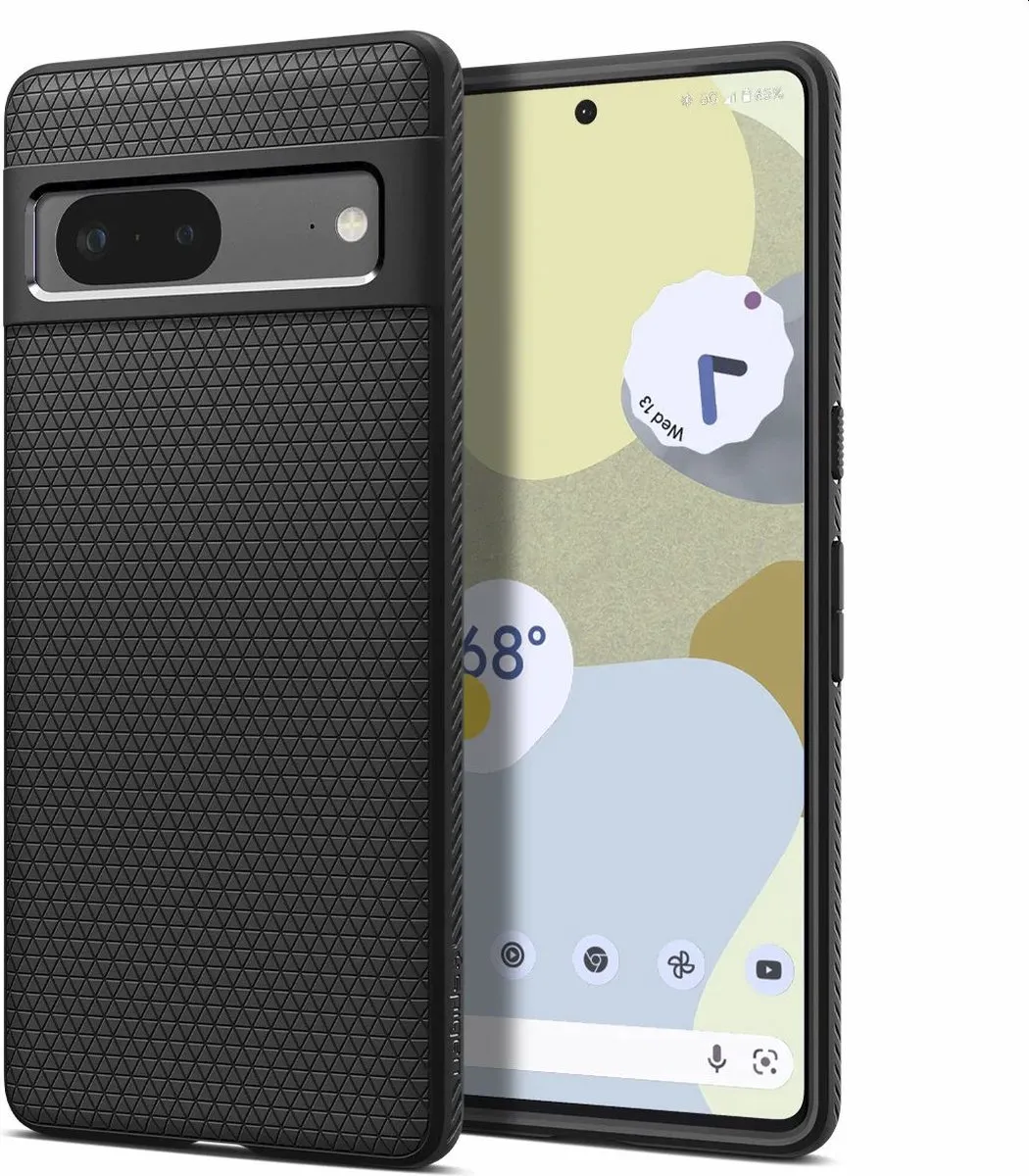 Spigen Liquid Air ACS04696 Hoesje - Google Pixel 7 - Zwart