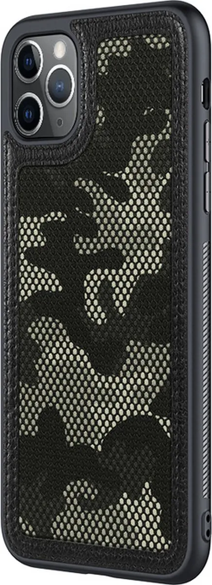 Nillkin Camo Back Cover iPhone 11 Pro - Zwart/Groen - afbeelding 3 van 3