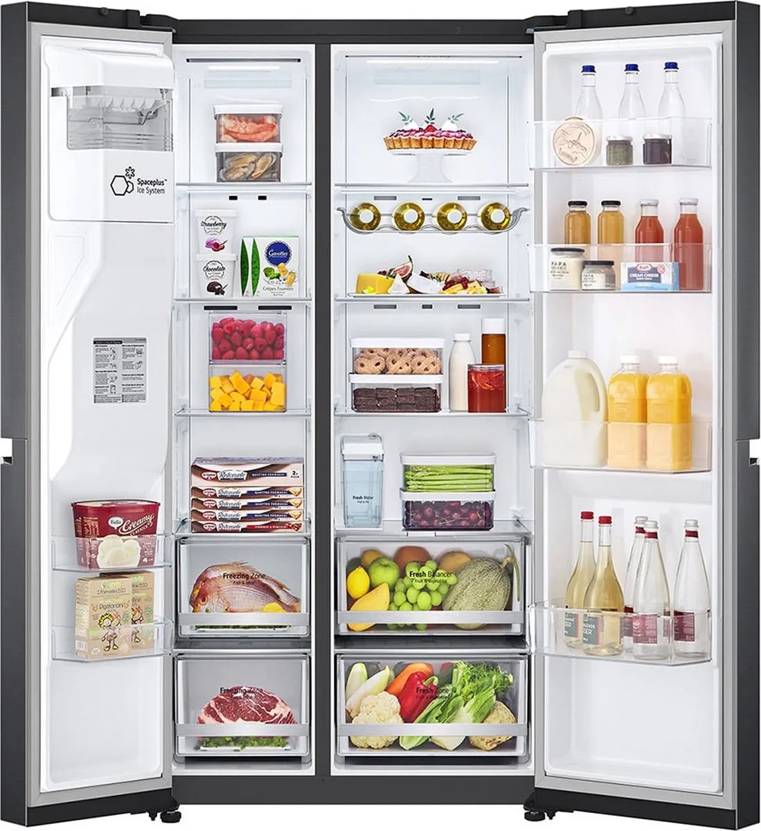 LG GSLV71MCLE Aff Vrijstaande Koelkast 635L