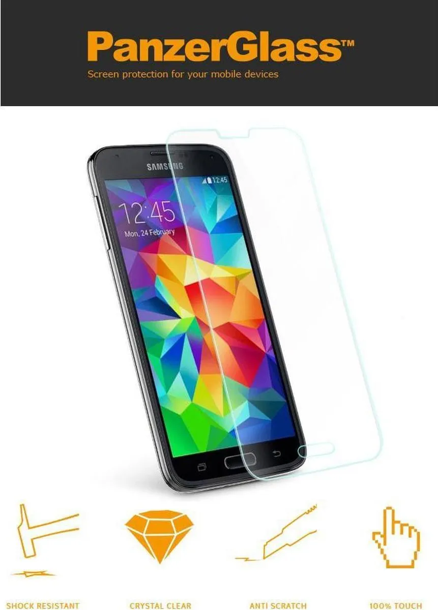 PanzerGlass Galaxy S5 Screenprotector - G900F01035401
