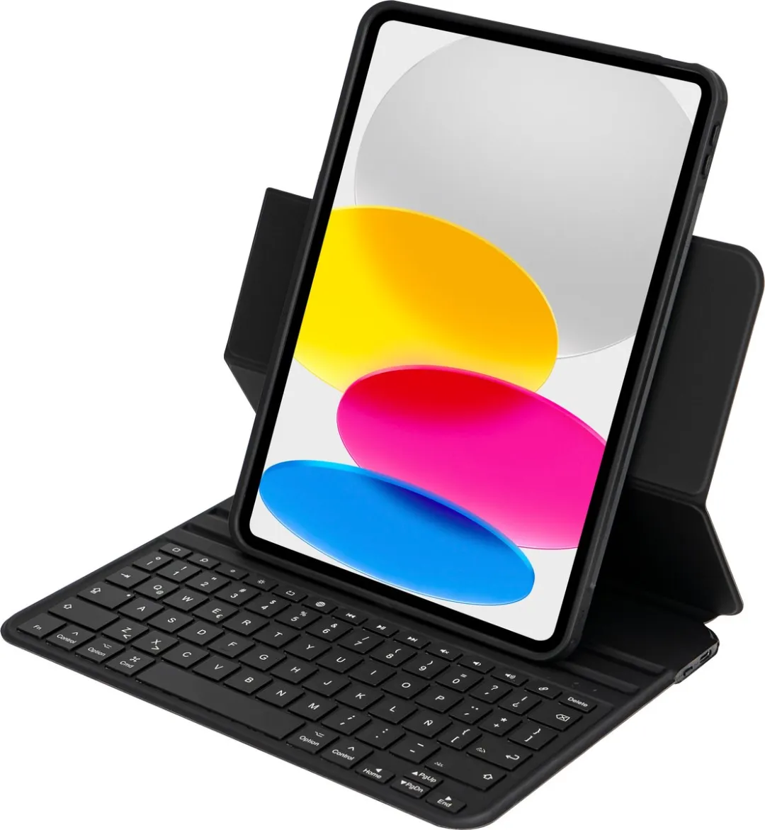 Decoded D25IPA109KBC2QYBK iPad Toetsenbordhoes - Verlichte toetsen - Zwart - afbeelding 6 van 6
