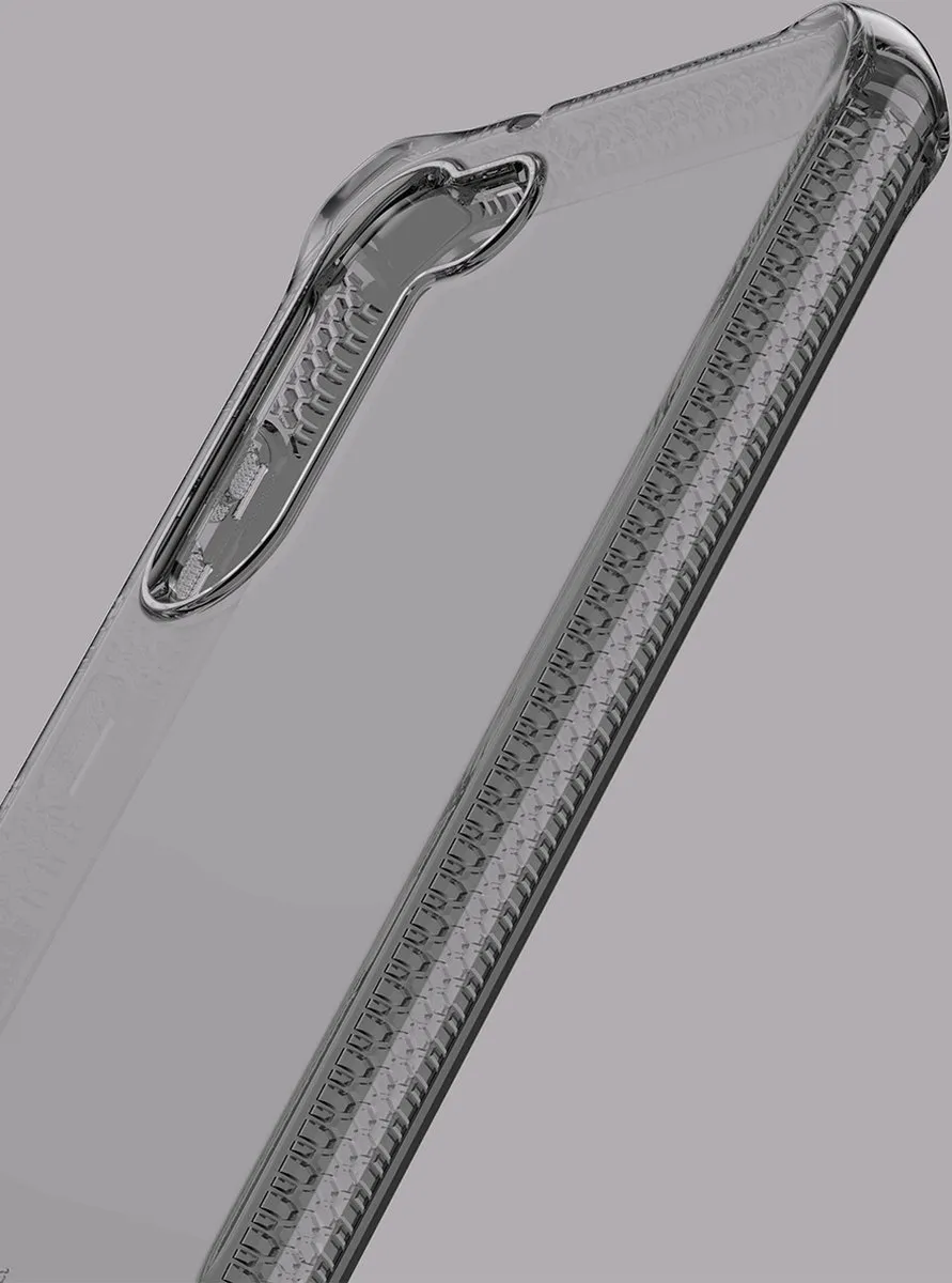 ITSKINS Spectrum R Clear Samsung Galaxy S23 Plus Hoesje - Zwart
