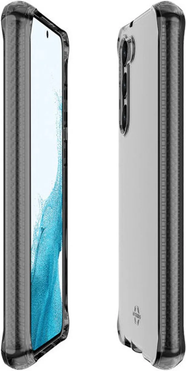 ITSKINS Spectrum R Clear Samsung Galaxy S23 Plus Hoesje - Zwart