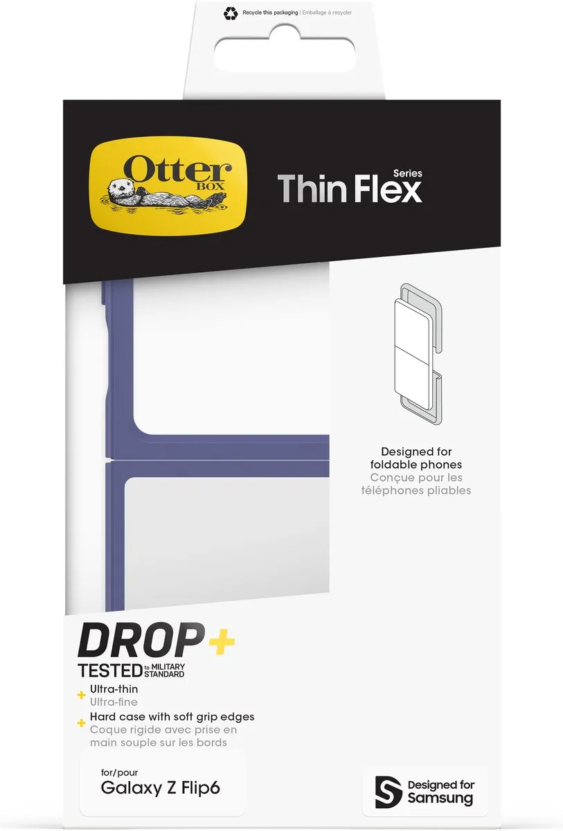 OtterBox Thin Flex Hoesje 77-95818 - Samsung Galaxy Z Flip 6 - Blauw