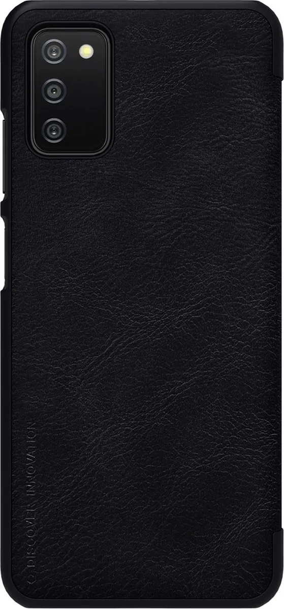 Nillkin Qin Leren Holsterhoes Samsung Galaxy A03s - Zwart - afbeelding 4 van 6