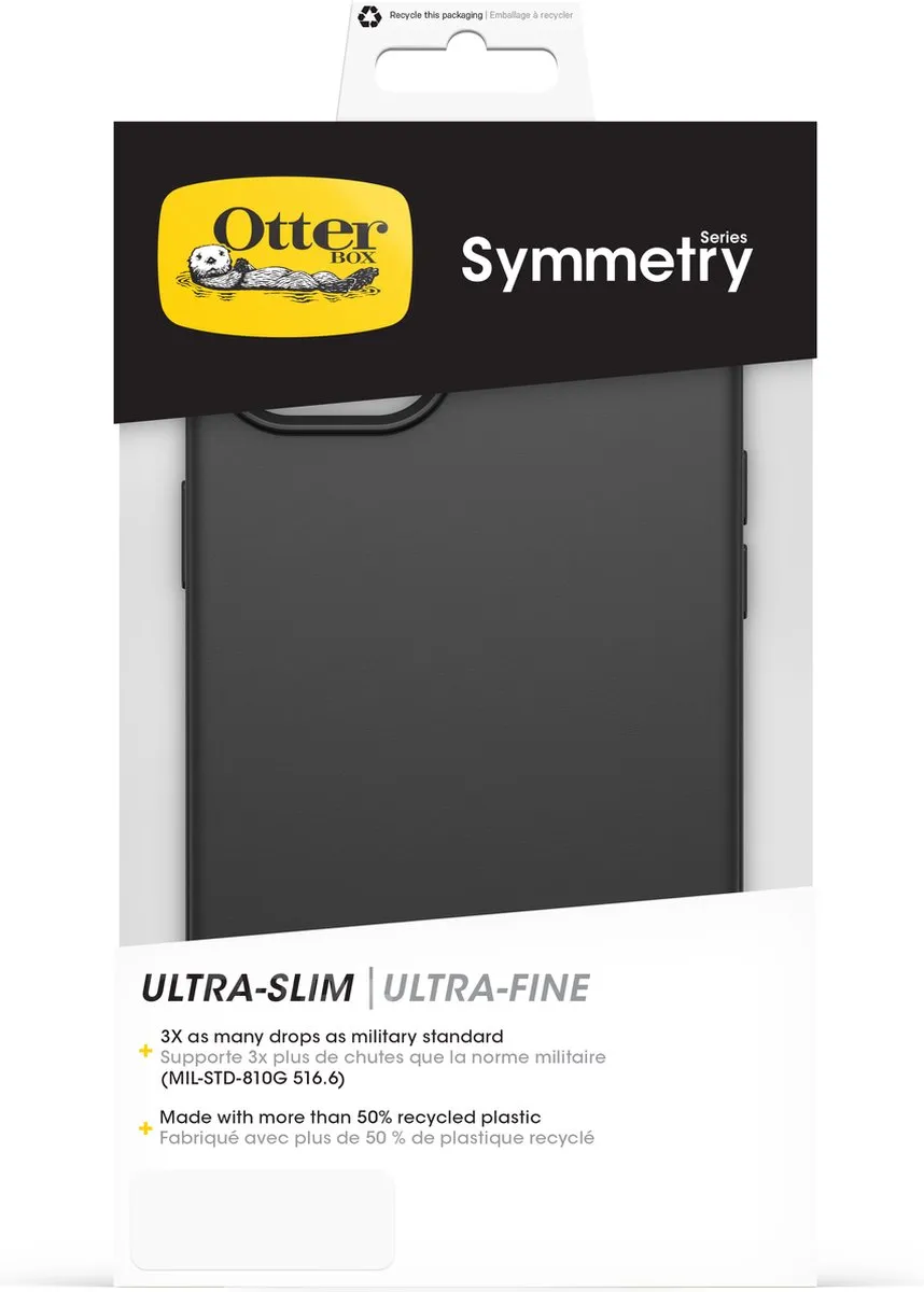 OtterBox Symmetry 77-92626 Hoesje - iPhone 15 Plus - Zwart