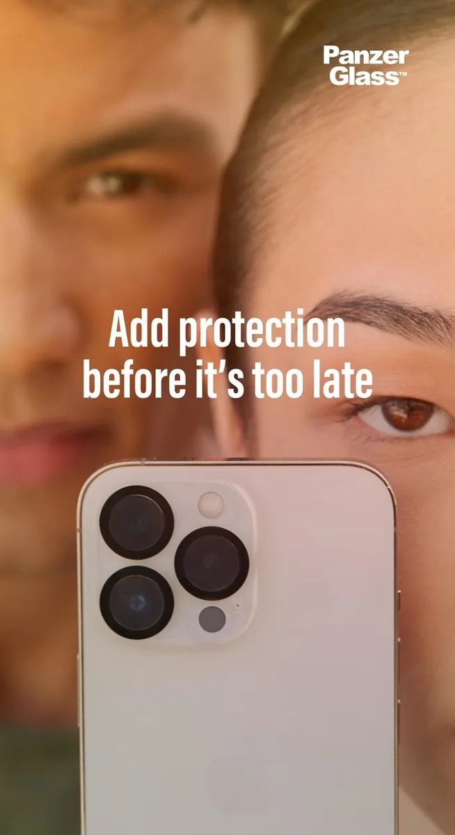 PanzerGlass PZ-0384 iPhone 13 Pro Camera Protector - Glas - afbeelding 6 van 6