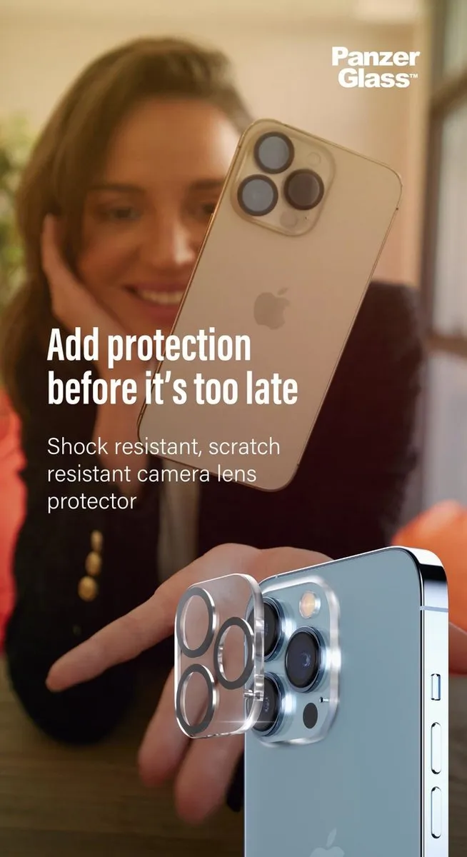 PanzerGlass PZ-0384 iPhone 13 Pro Camera Protector - Glas