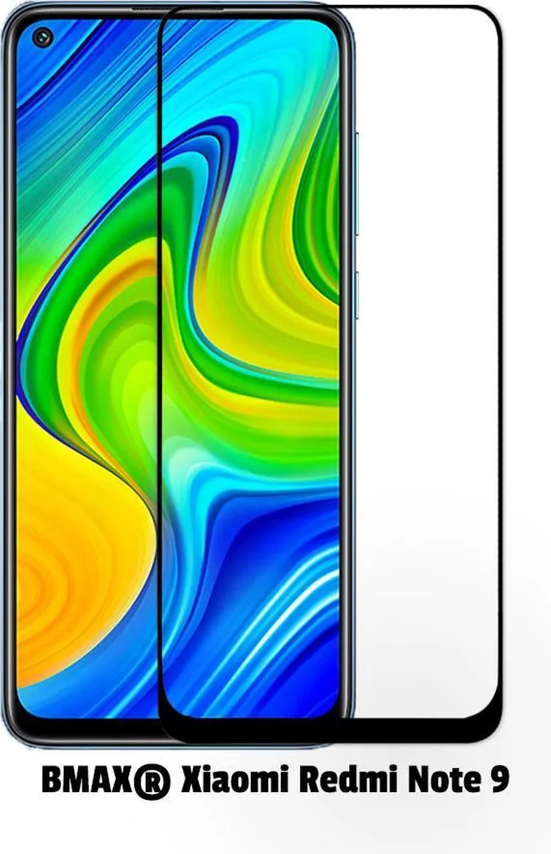 BMAX Glazen Screenprotector Xiaomi Redmi Note 9 - 2 Stuks