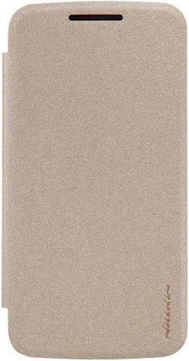 Nillkin Sparkle Series Leather Case Moto G4 Play - Goud - afbeelding 3 van 4