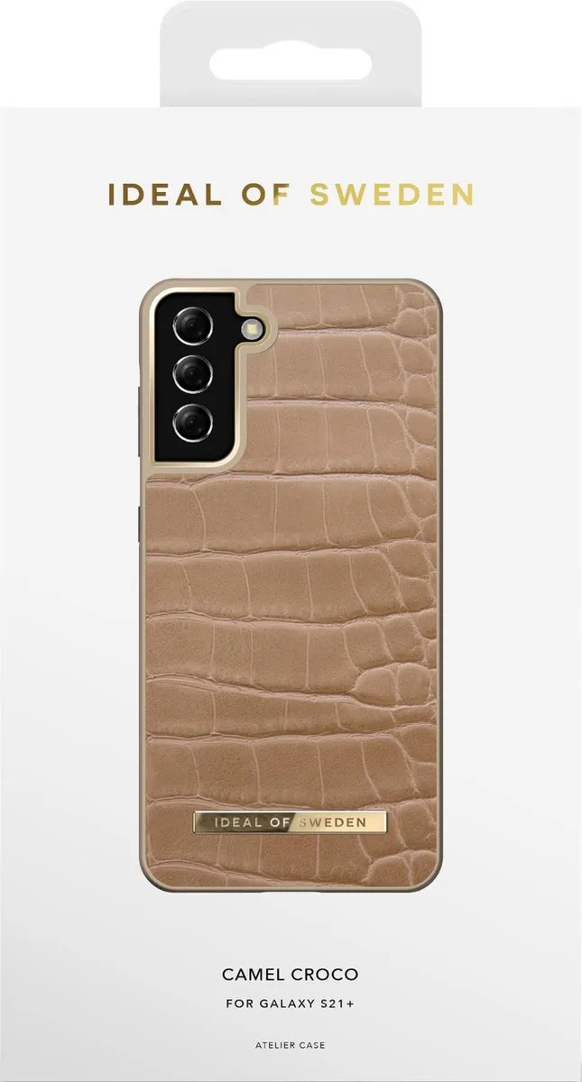 iDeal of Sweden Atelier Case Galaxy S21+ - Camel Croco
