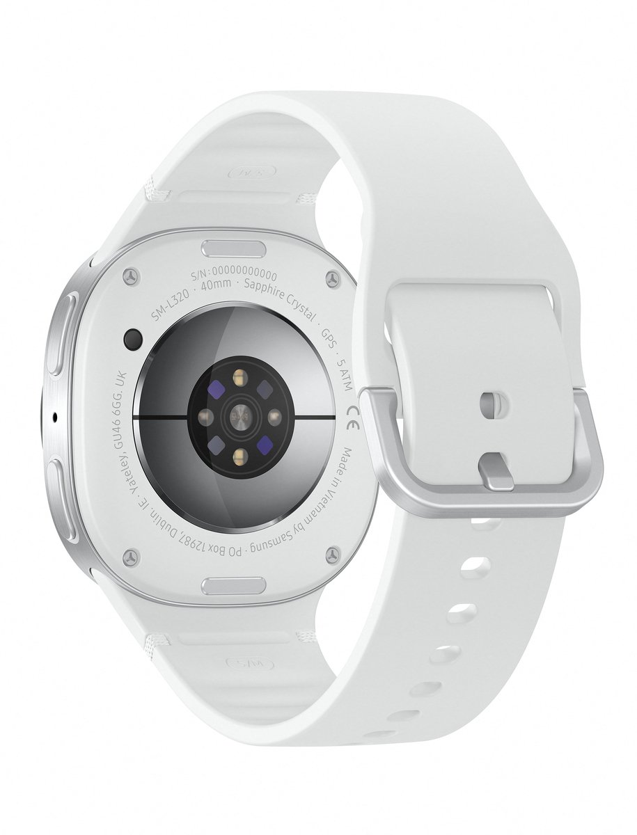 Samsung Galaxy Watch8 - smartwatch - 44mm - LTE - Silver + 1 jaar extra garantie