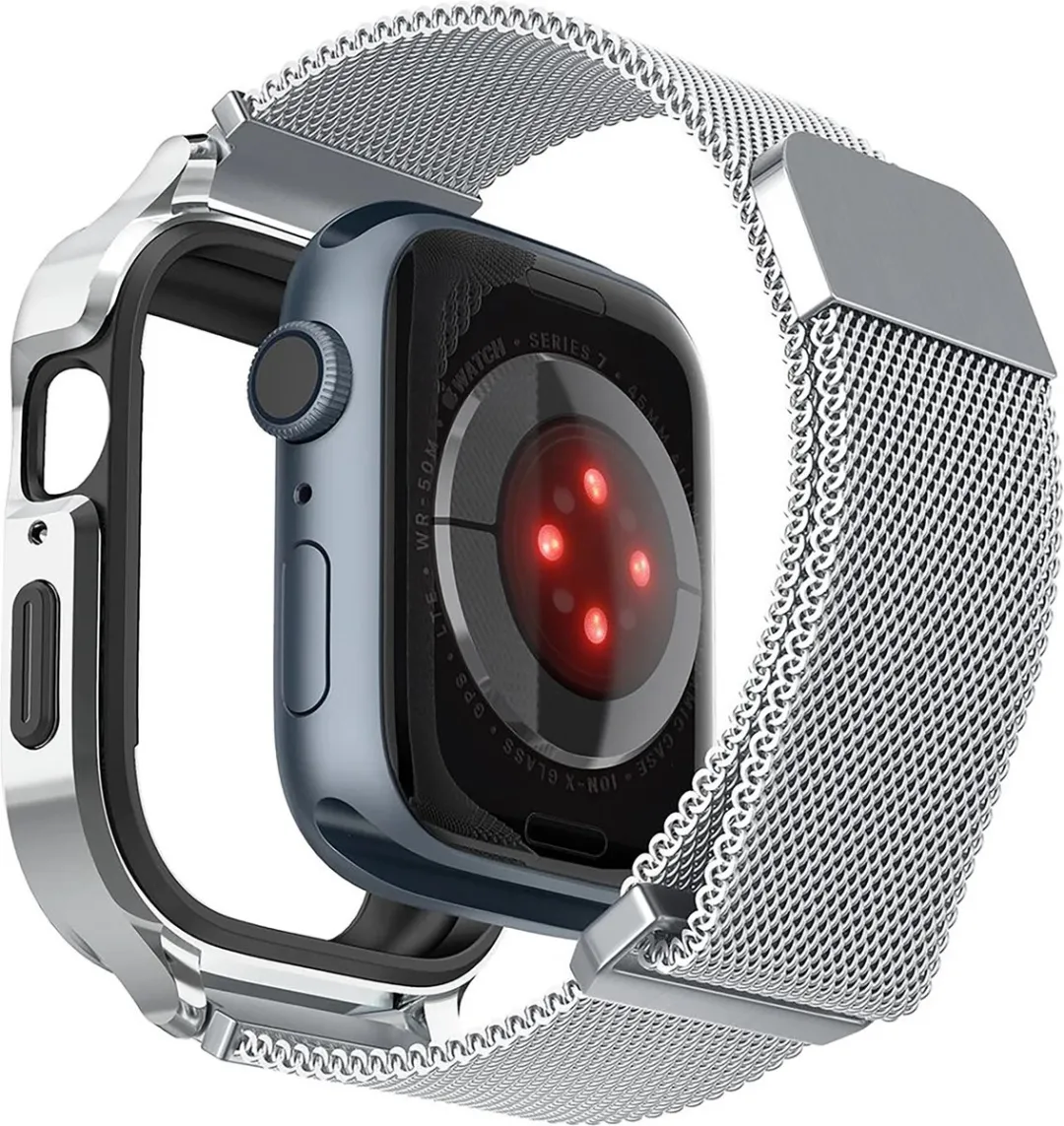 Spigen Metal Fit Pro Apple Watch 45mm
