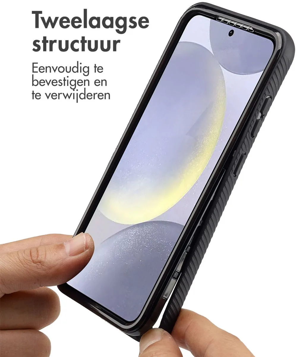 Imoshion Hoesje Samsung Galaxy S25 Plus - 360° Beschermend - Zwart