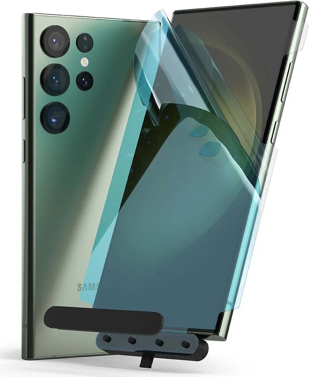 Ringke Dual Easy Film Screenprotector 2 Stuks - o.a. Samsung Galaxy S23 Ultra