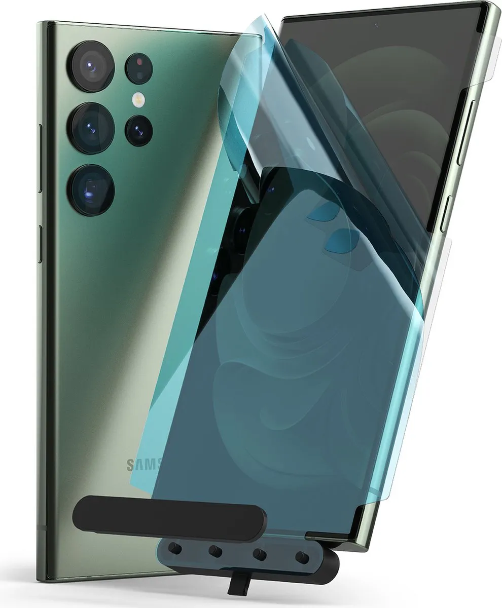 Ringke Dual Easy Film Screenprotector 2 Stuks - o.a. Samsung Galaxy S23 Ultra