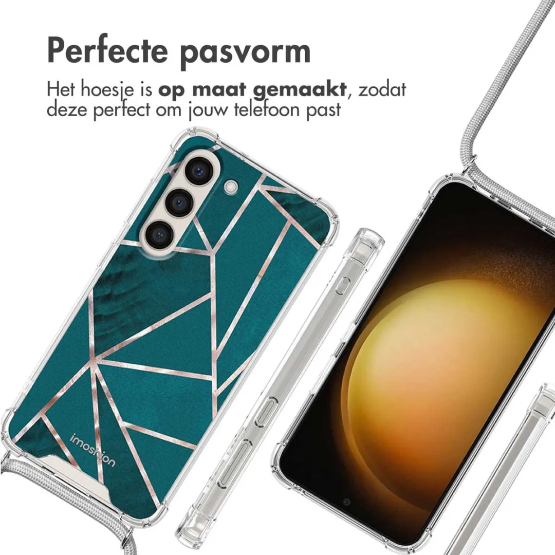Imoshion Hoesje Samsung Galaxy S23 Plus - Petrol Green Graphic