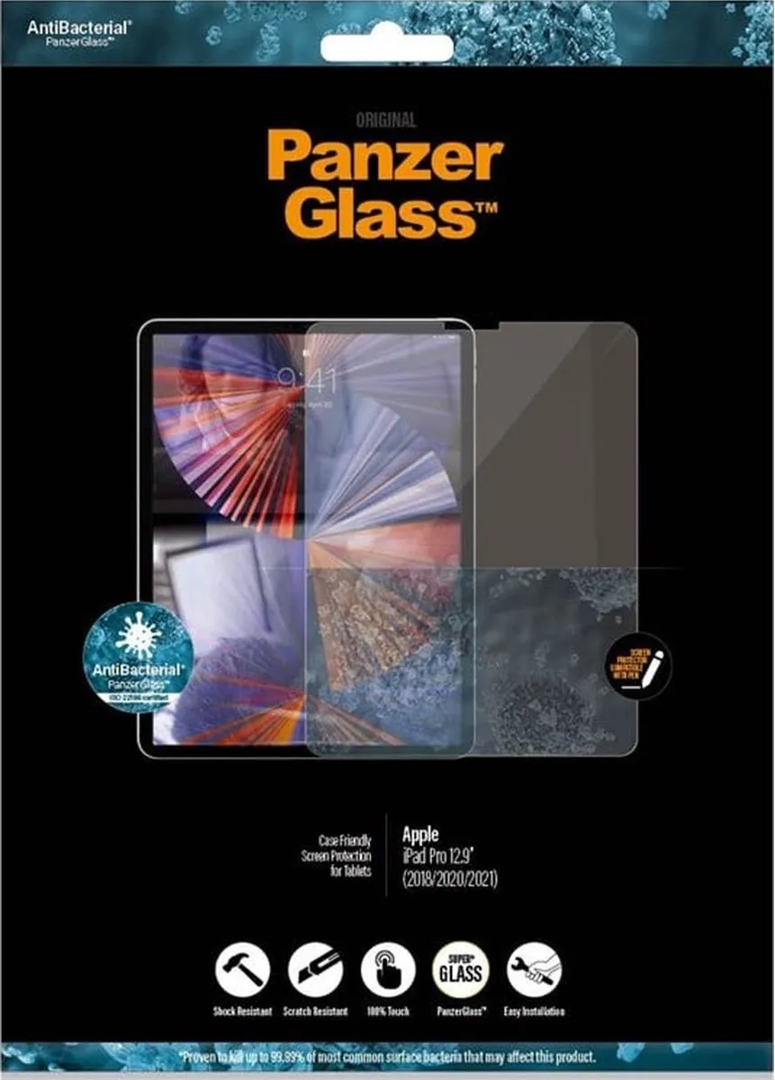 PanzerGlass PZ-2656 Screenprotector iPad Pro 12.9 2018 - Transparant - afbeelding 6 van 6