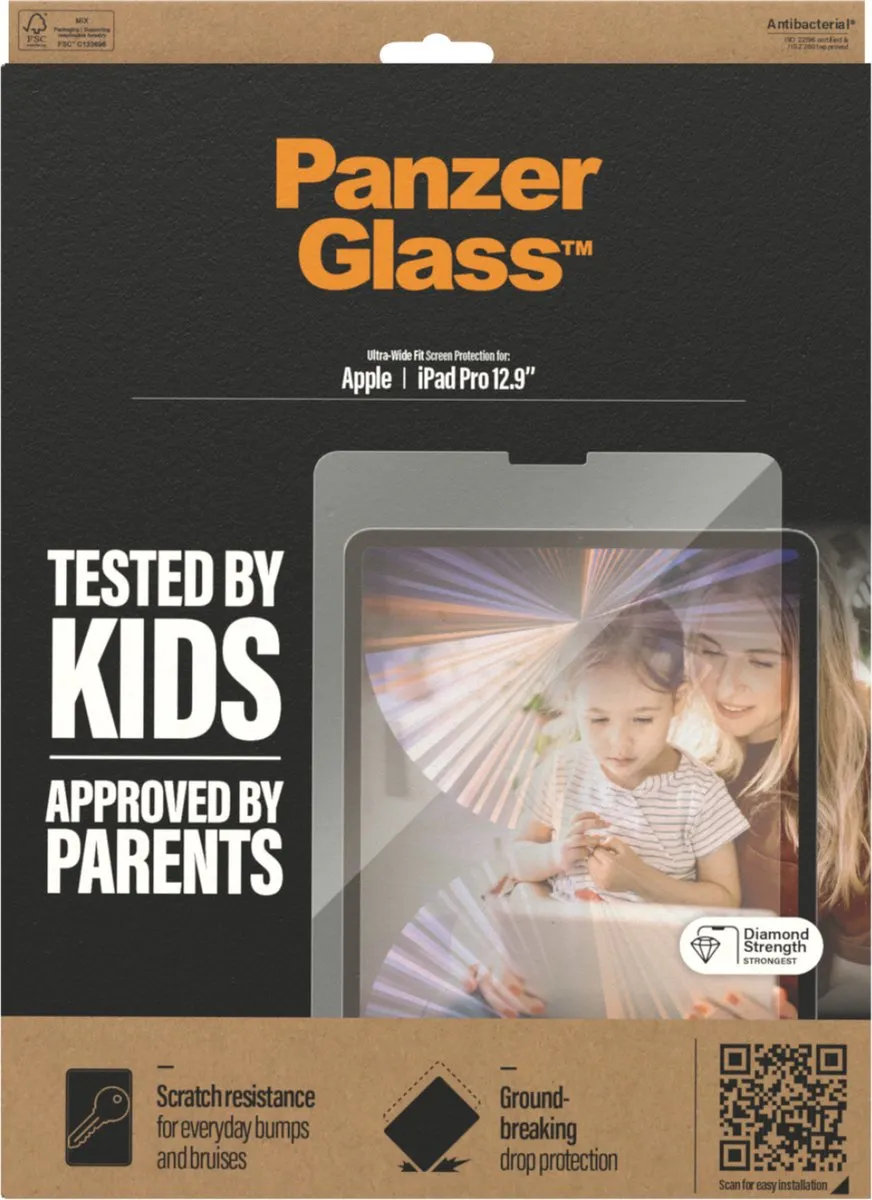 PanzerGlass PZ-2656 Screenprotector iPad Pro 12.9 2018 - Transparant