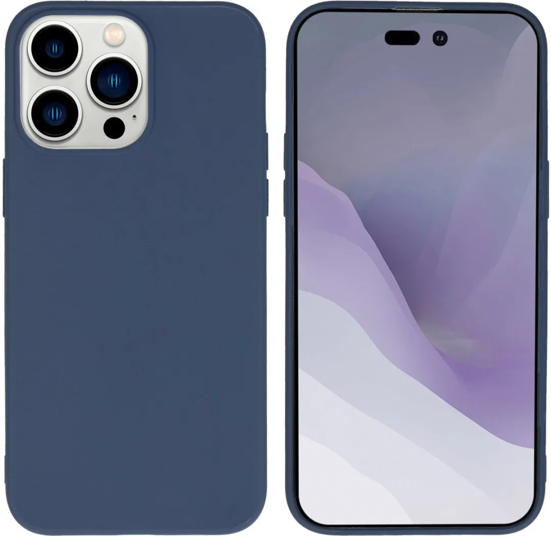 Imoshion Hoesje iPhone 14 Pro Max - Donkerblauw