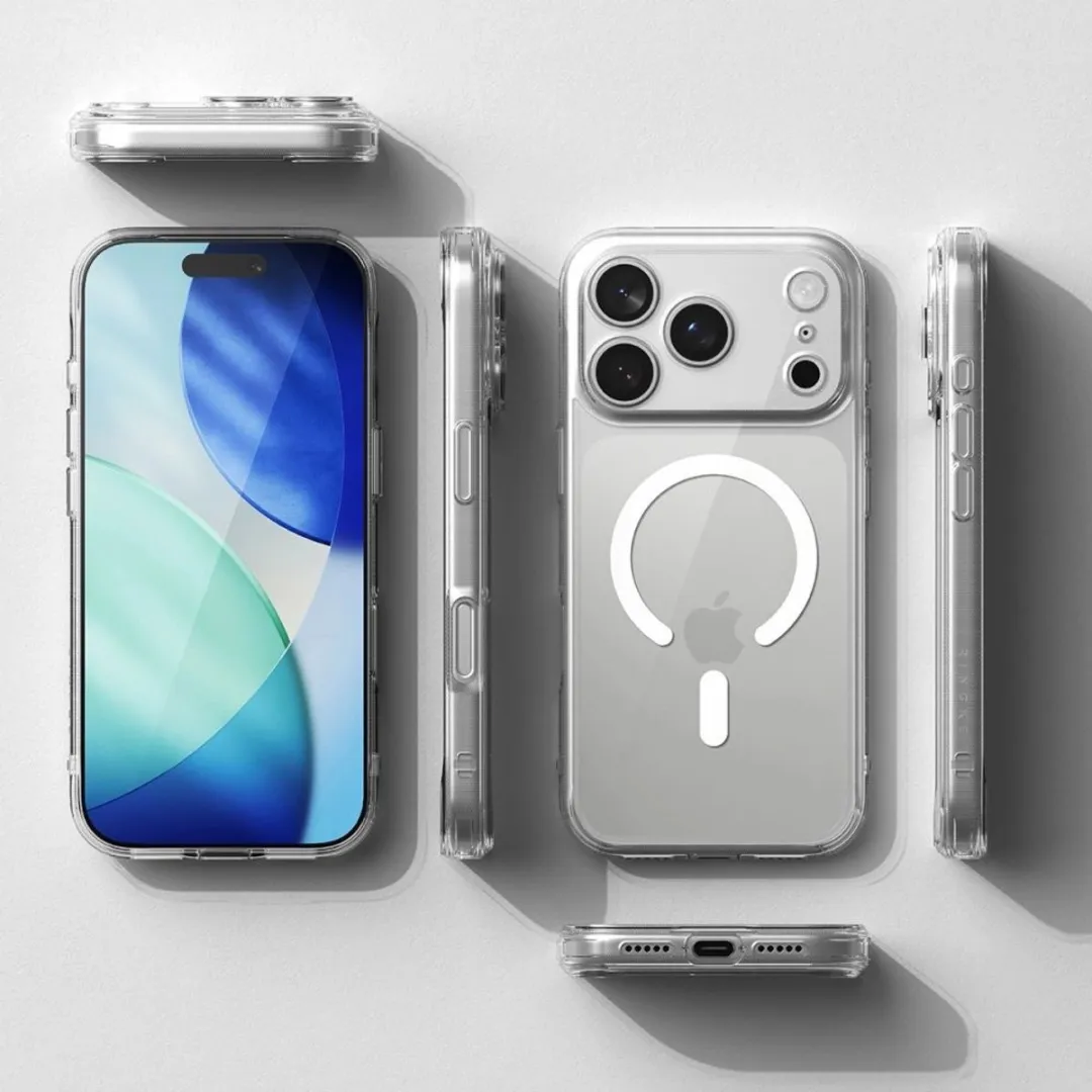 Ringke Fusion Magnetisch Hoesje iPhone 17 Pro Max - 1 Pasje - Zwart