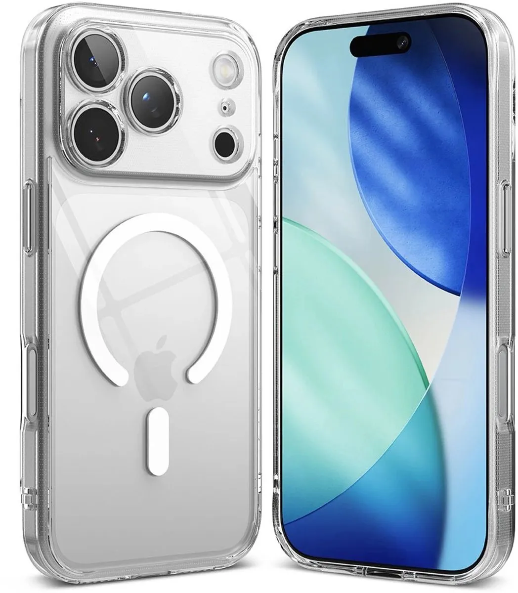 Ringke Fusion Magnetisch Hoesje iPhone 17 Pro Max - 1 Pasje - Zwart