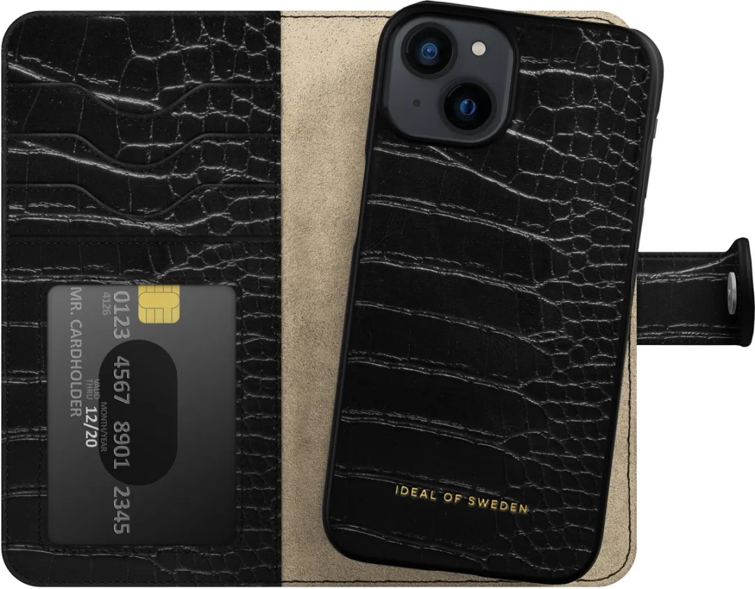iDeal of Sweden Magneet Portemonnee IDMWP-I2261-334 - iPhone 13/14/15/16e - 6 Pasjes - Zwart