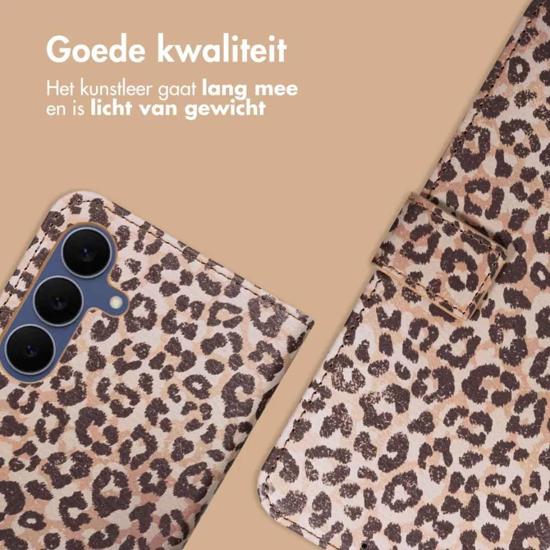 Imoshion Hoesje Samsung Galaxy S25 FE - Leopard Mood - 3 Pasjes