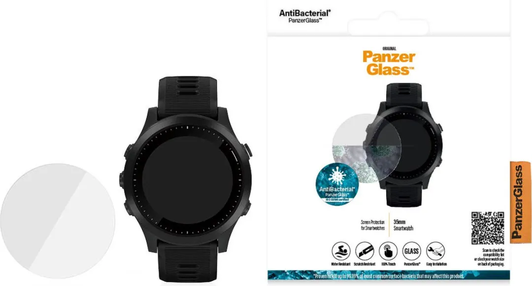 PanzerGlass Screenprotector Garmin Forerunner 245 38mm - Transparant