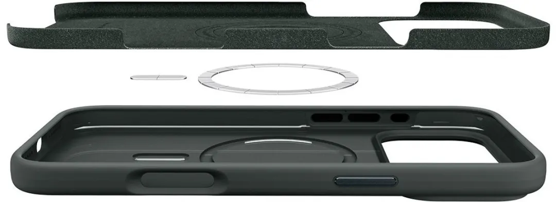 Spigen Silicone Fit MagSafe Hoesje iPhone 17 Pro - Zwart