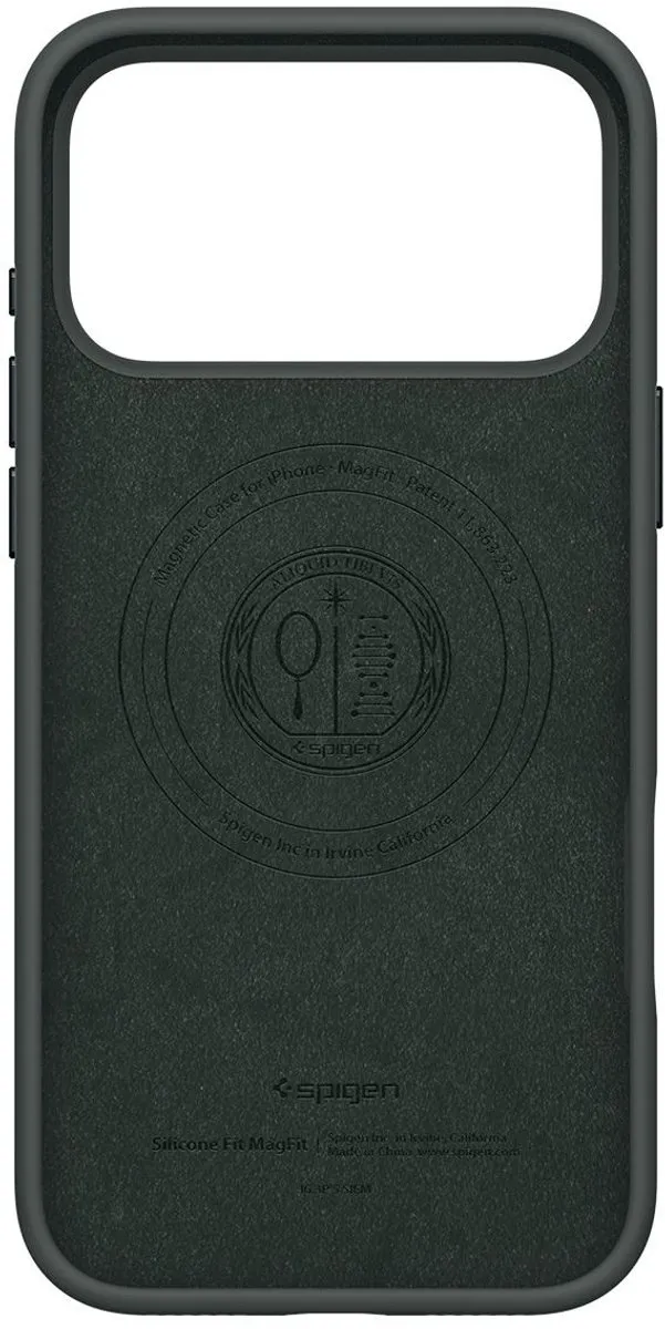 Spigen Silicone Fit MagSafe Hoesje iPhone 17 Pro - Zwart
