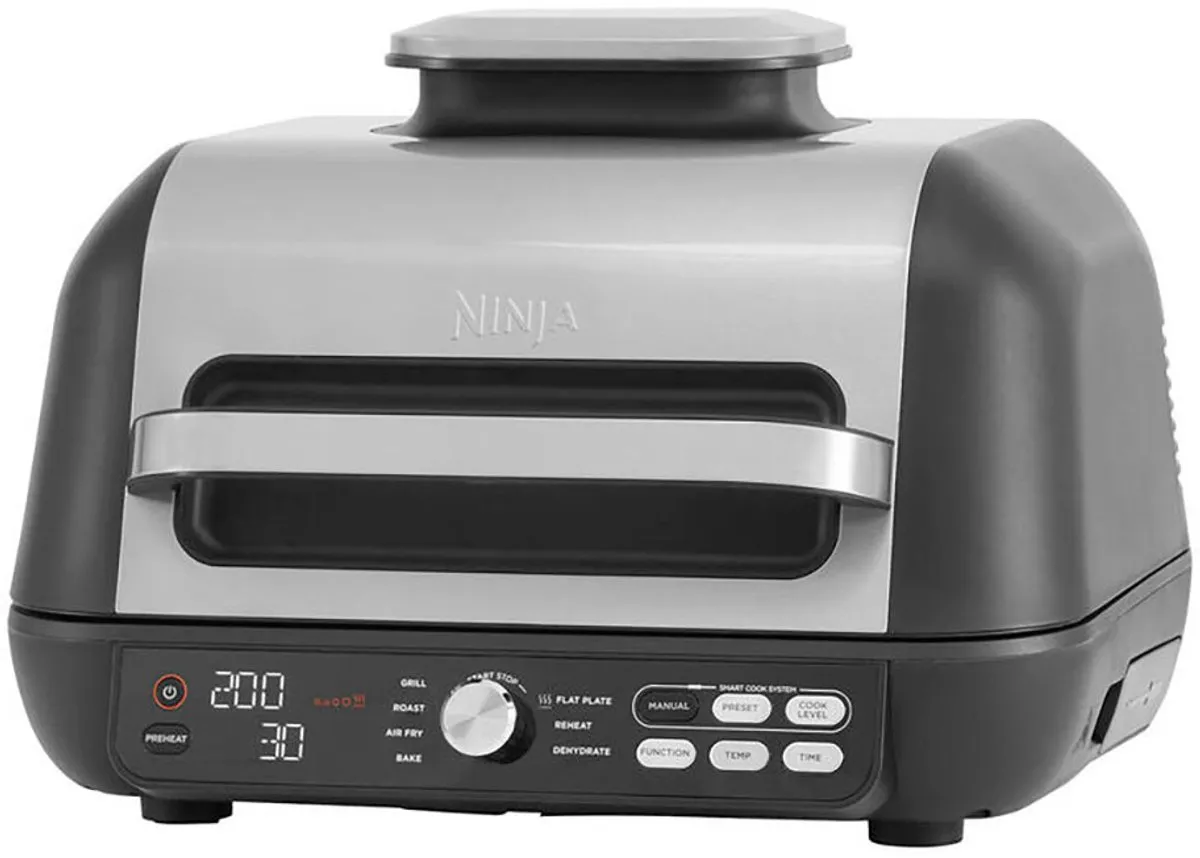 Ninja Foodi AG651EU Pro Grill & Airfryer - 2460W - 7 Functies - Zwart/Zilver