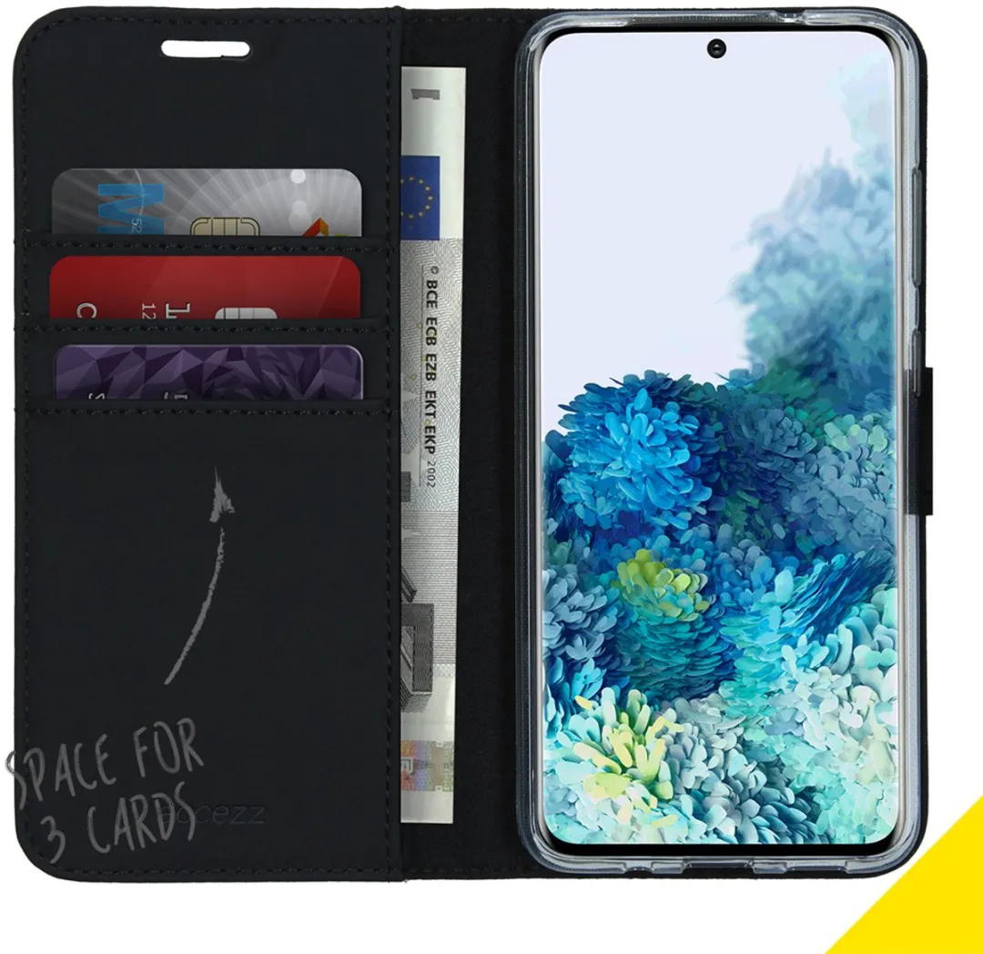 Accezz Hoesje SH00005653 Samsung Galaxy S20 - 3 Pasjes - Zwart