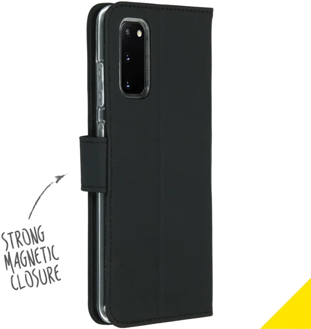 Accezz Hoesje SH00005653 Samsung Galaxy S20 - 3 Pasjes - Zwart