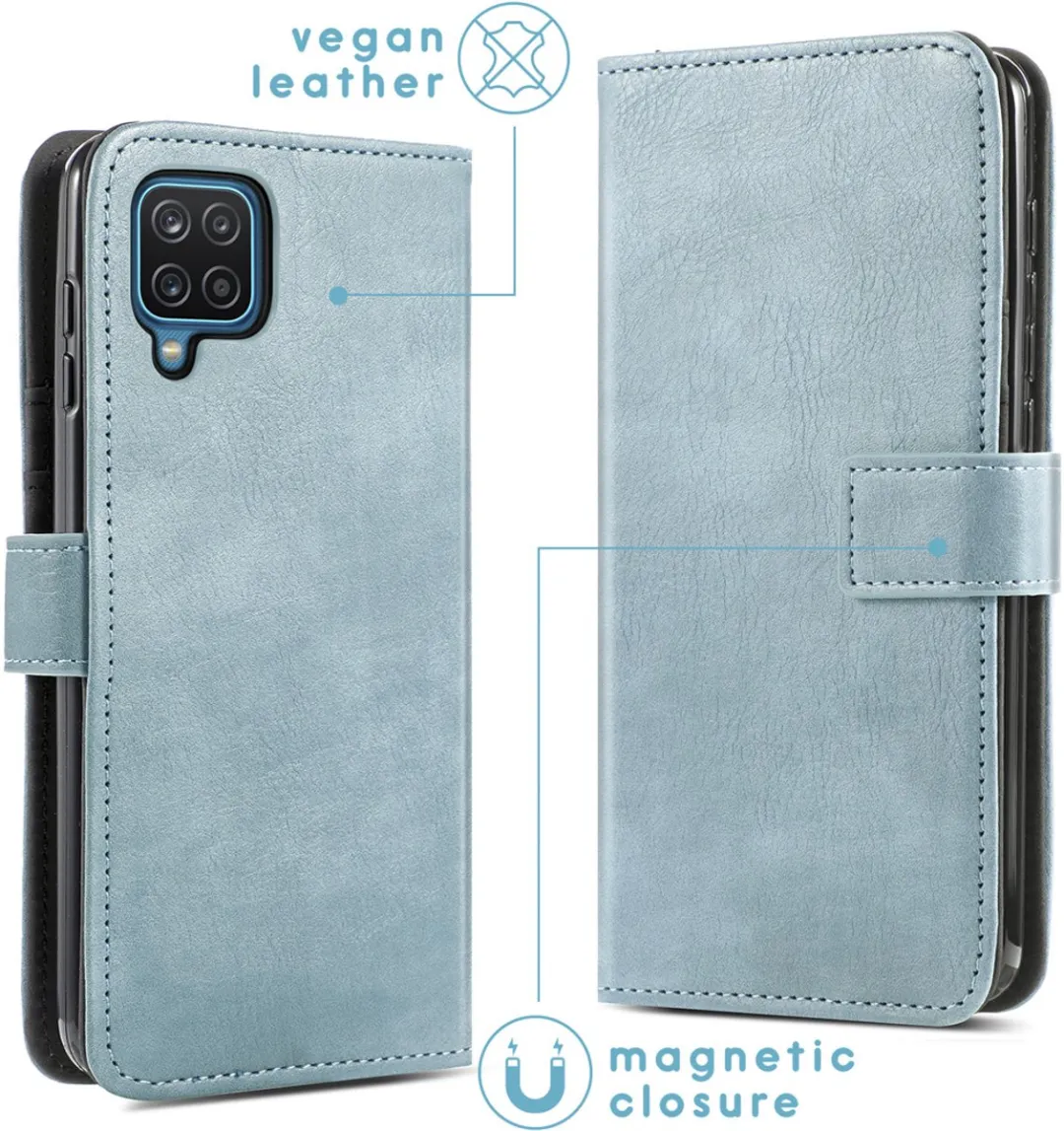 Imoshion Hoesje Samsung Galaxy A12 - Lichtblauw - 3 Pasjes