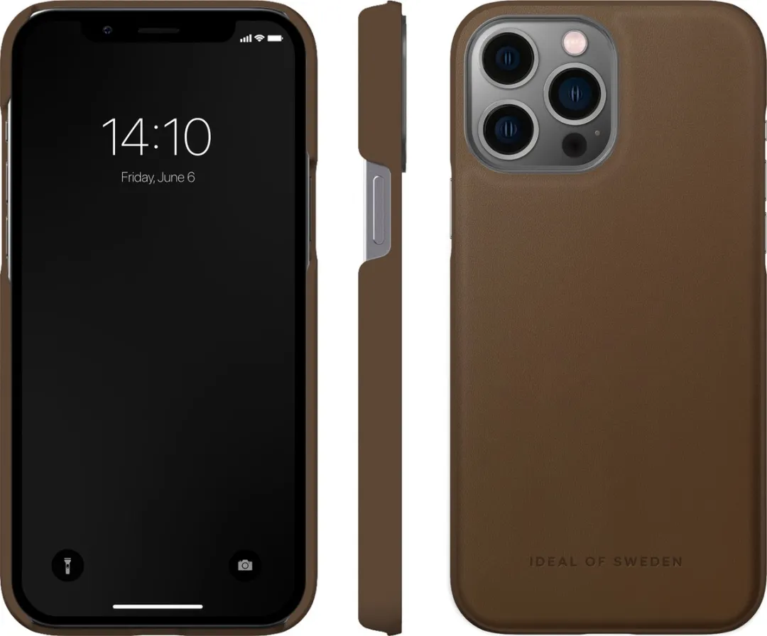 iDeal of Sweden Atelier Case iPhone 13 Pro Max - Intense Brown - afbeelding 6 van 6