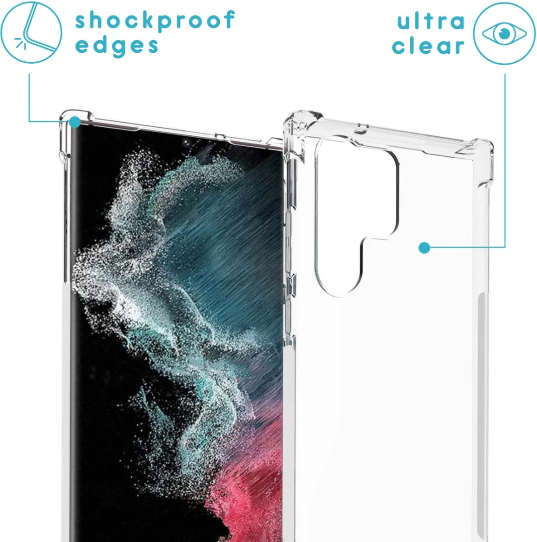 Imoshion Hoesje Samsung Galaxy S23 Ultra - Zwart & Goud