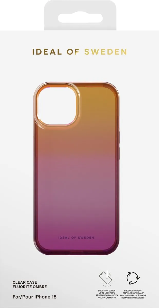 iDeal of Sweden Clear Case iPhone 15 Vibrant Ombre - IDCLC-I2361-466 - afbeelding 3 van 5