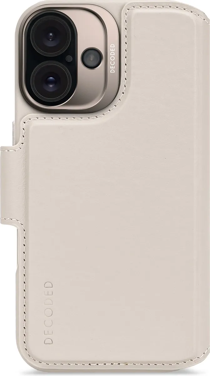 Decoded Leren Wallet Case DEC-IP16-LWC-CLB