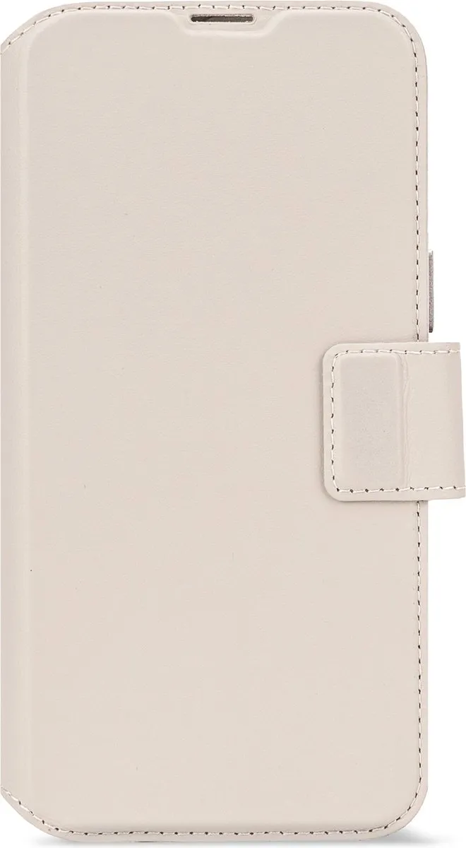 Decoded Leren Wallet Case DEC-IP16-LWC-CLB - iPhone 16 - 3 Pasjes - Clay Beige