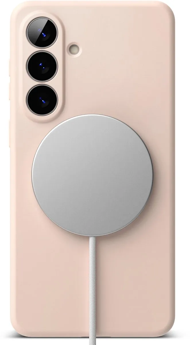 Ringke Silicone MagSafe Hoesje Samsung Galaxy S26 - Roze