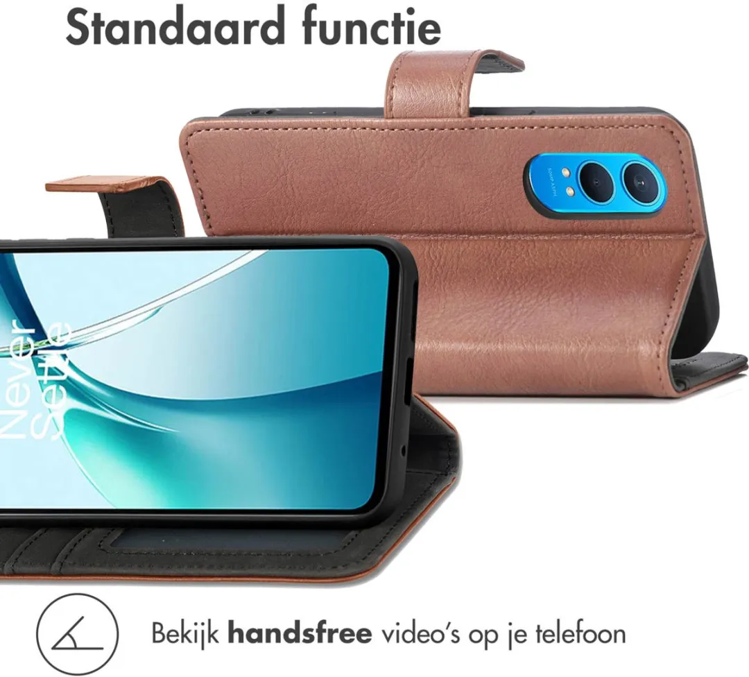 Imoshion Hoesje OnePlus Nord CE 4 Lite 5G - 3 Pasjes - Bruin