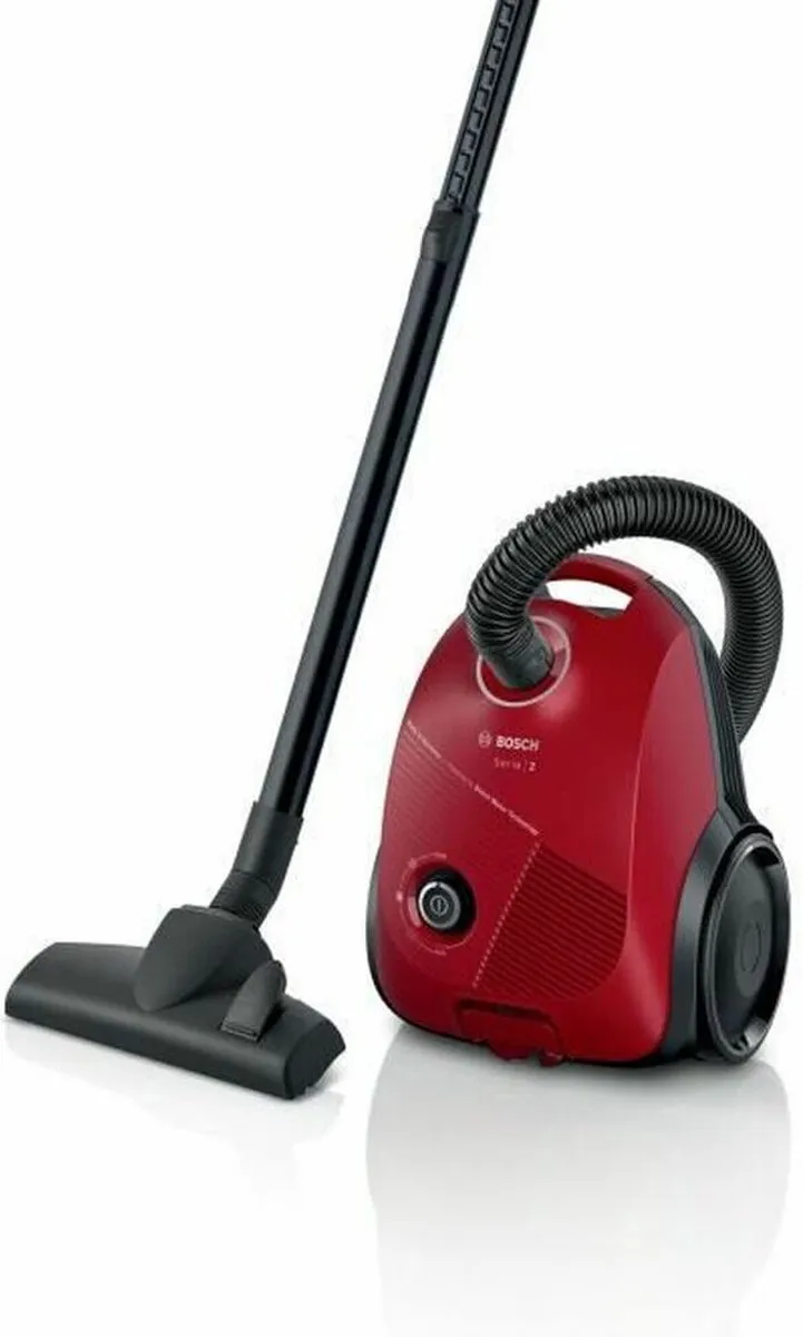 Bosch BGBS2RD1 Serie 2 Stofzuiger met zak - 600W - 3,5L - Rood
