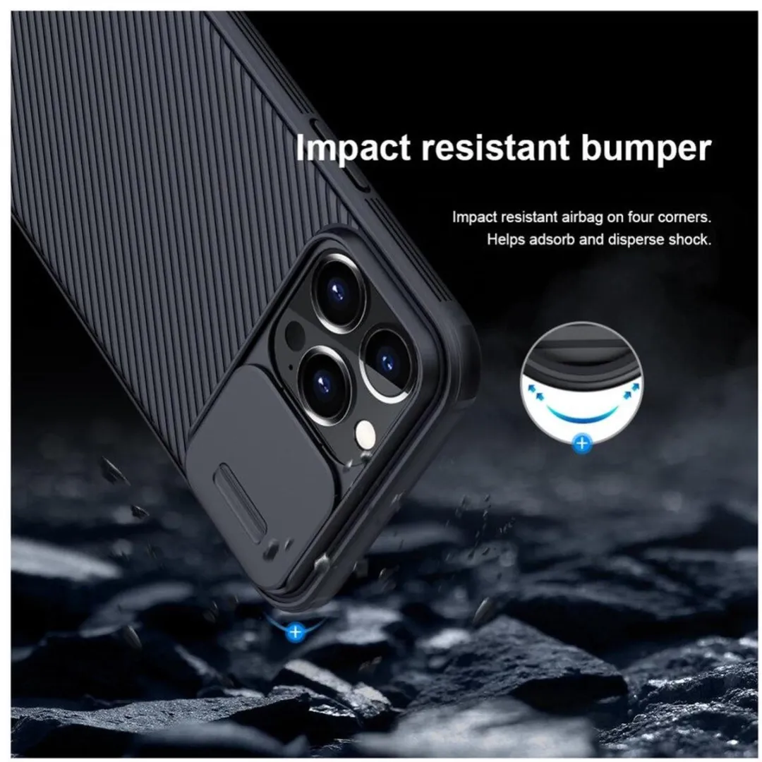 Nillkin CamShield Pro Armor Case iPhone 13 Pro IP13P-29 - Zwart