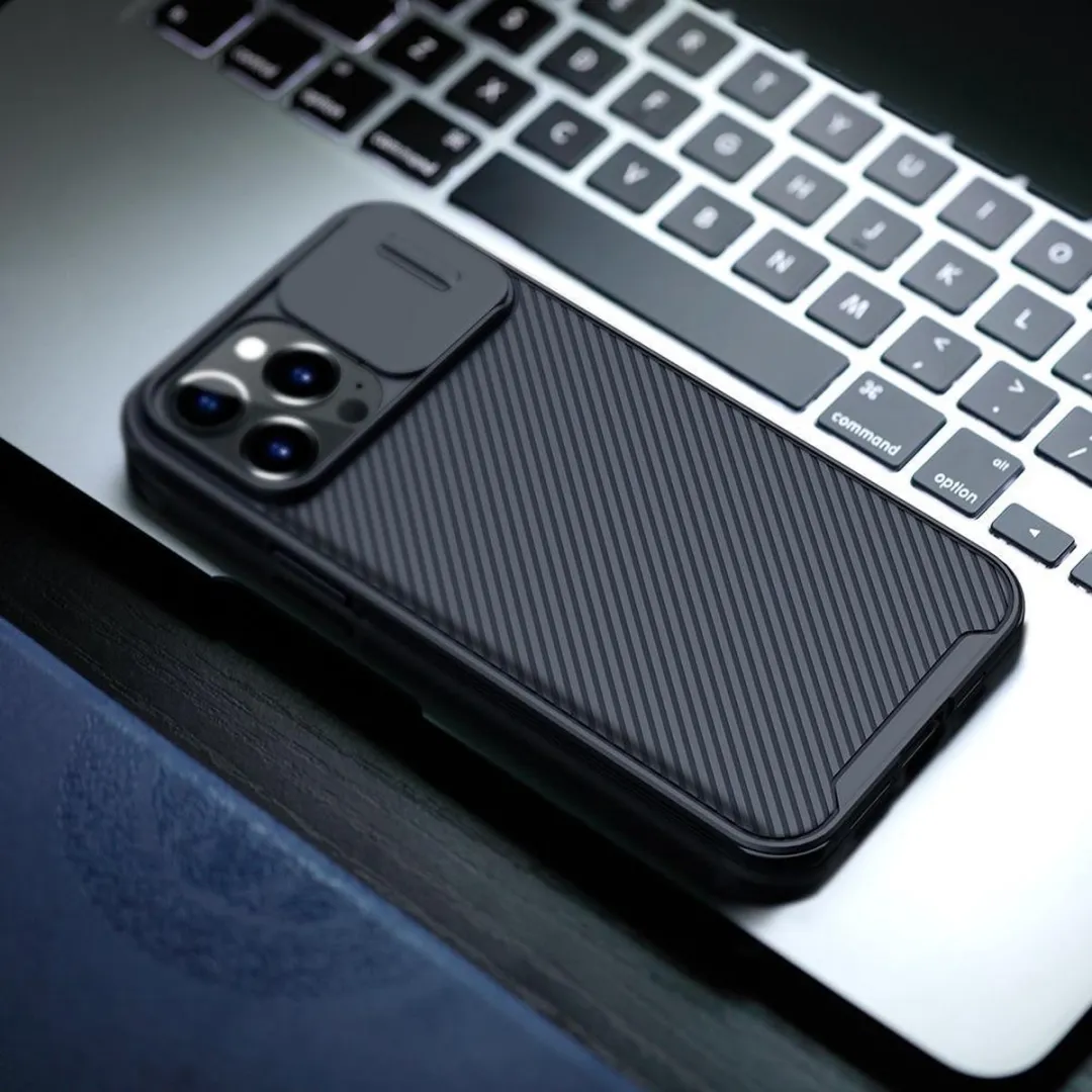 Nillkin CamShield Pro Armor Case iPhone 13 Pro IP13P-29 - Zwart