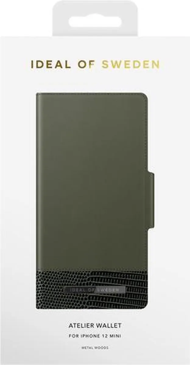 iDeal of Sweden Unity Wallet iPhone 12 Mini - 3 Pasjes - Groen